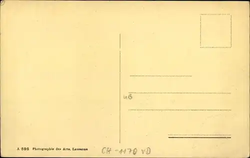 Ak Aubonne Kanton Waadt, Ortsansicht, Signal de Bougy