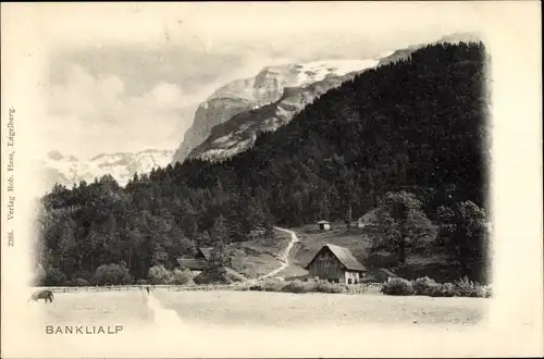 Ak Engelberg Kanton Obwalden Schweiz, Banklialp, Bergpanorama
