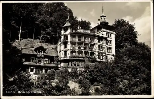 Ak Luzern Stadt Schweiz, Institut Helvetia