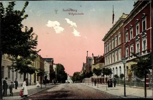 Ak Tschernjachowsk Insterburg Ostpreußen, Wilhelmstraße