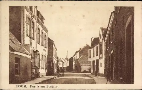 Ak Issum am Niederrhein, Partie am Postamt