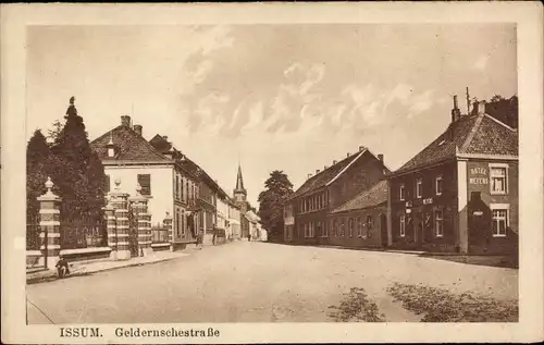 Ak Issum am Niederrhein, Geldernsche Straße, Hotel Wefers