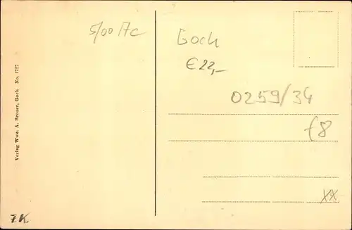 Ak Goch am Niederrhein, Rathaus im Jahr 1737