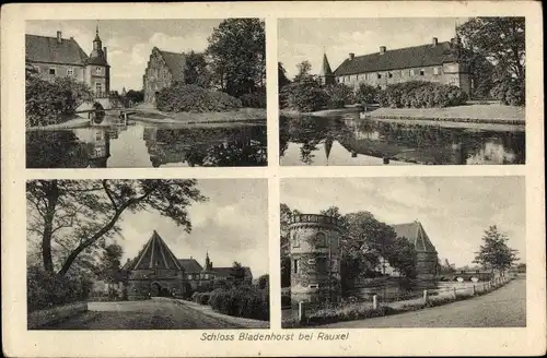 Ak Bladenhorst Castrop Rauxel im Ruhrgebiet, Schloss Bladenhorst