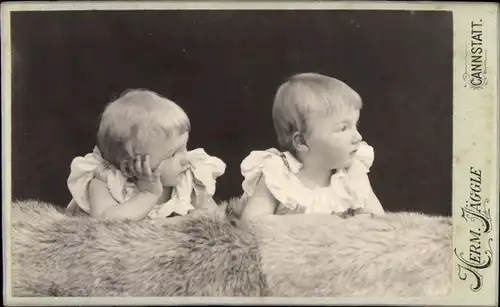 CdV Lulu und Bubi von Schilling von Cannstatt, Kinderportrait