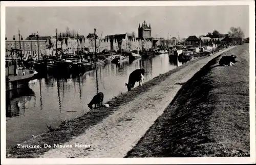 Ak Zierikzee Zeeland, De Nieuwe Haven