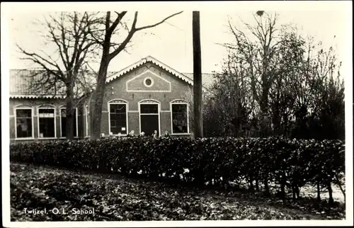 Ak Twijzel Friesland Niederlande, O. L. School