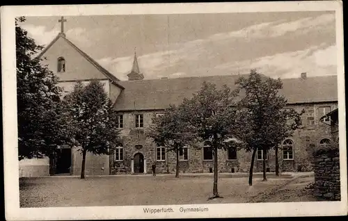 Ak Wipperfürth im Oberbergischen Kreis, Blick zum Gymnasium