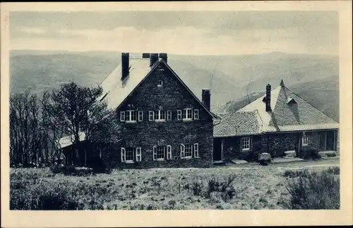 Ak Kesseling Ahrbergland Rheinland Pfalz, Steinerberg mit Steinerberghütte