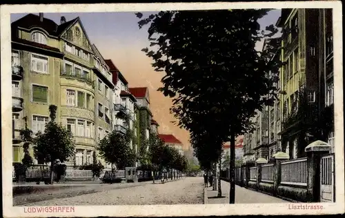 Ak Ludwigshafen am Rhein, Lisztstraße