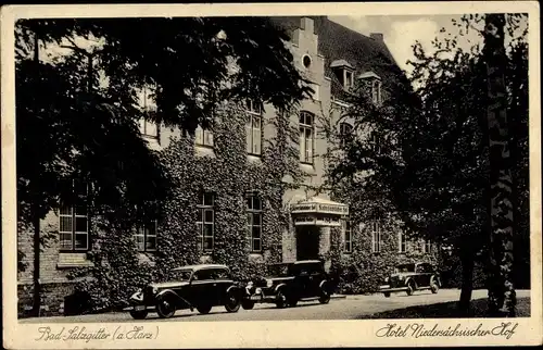 Ak Bad Salzgitter in Niedersachsen, Hotel Niedersächsischer Hof