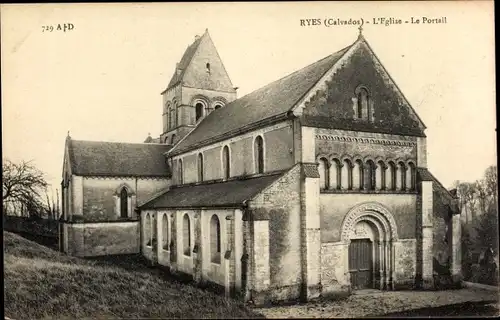 Ak Ryes Calvados, L'Eglise, Le Portail