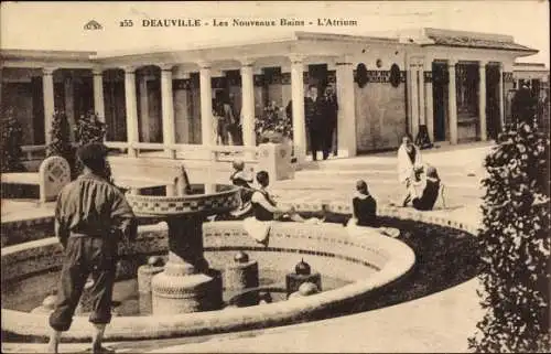 Ak Deauville Calvados, Les Nouveaux Bains, L'Atrium