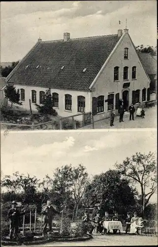 Ak Deichshausen Lemwerder in Oldenburg, Gasthof zu den zwei Linden