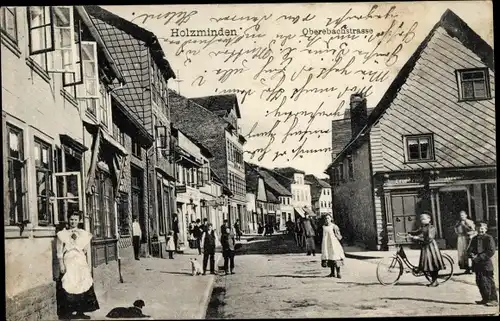 Ak Holzminden an der Weser, Oberebachstraße