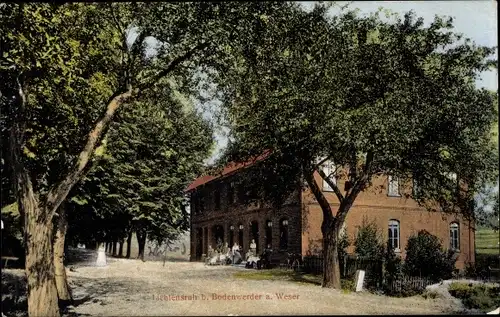 Ak Pegestorf an der Weser, Gasthaus Lichtensruh