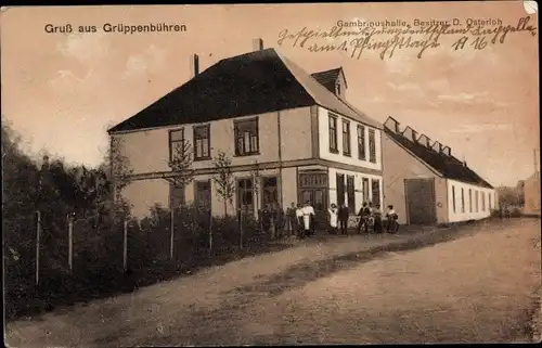 Ak Grüppenbühren Ganderkesee in Niedersachsen, Gasthaus Gambrinushalle