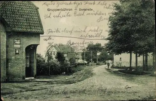 Ak Grüppenbühren Ganderkesee in Niedersachsen, Dorfstraße, Persil Reklame