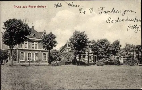 Ak Rodenkirchen in Oldenburg Stadland, Teilansicht, Gebäude