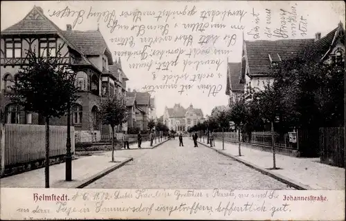 Ak Helmstedt in Niedersachsen, Johannesstraße