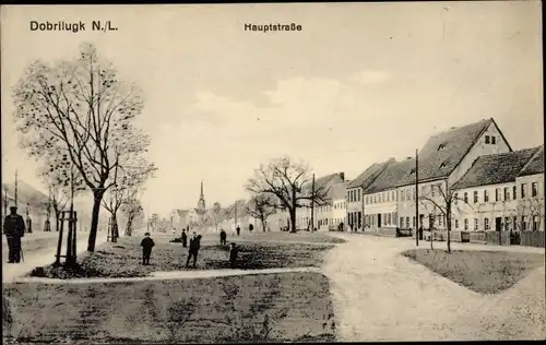 Ak Dobrilugk Doberlug Kirchhain in Brandenburg, Hauptstraße