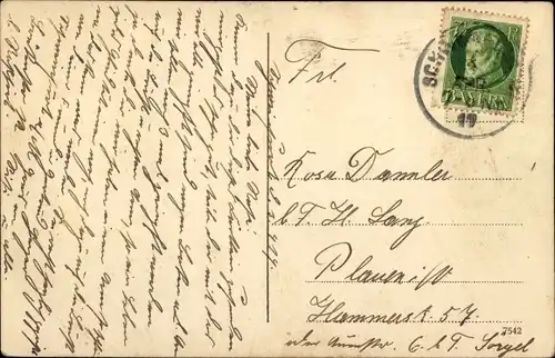 Ak Schweinfurt in Unterfranken Bayern, Mainpartie