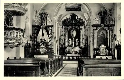 Ak Kreuzberg Bischofsheim Rhön, Kloster Kreuzberg, Klosterkirche