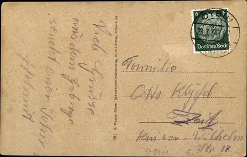 Ak Lückendorf Oybin Oberlausitz, Hochwald, Ort, Häuser