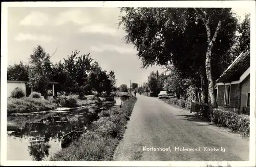 Ak Kortenhoef Nordholland, Moleneind Knotwilg