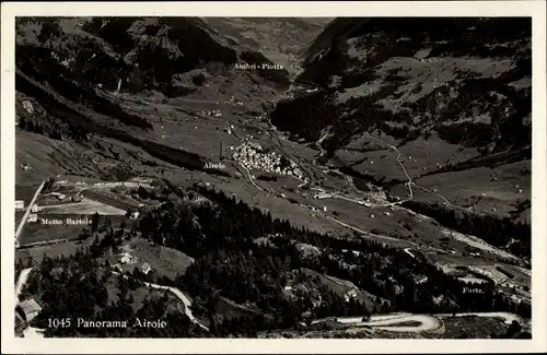 Ak Airolo Kanton Tessin Schweiz, Panorama