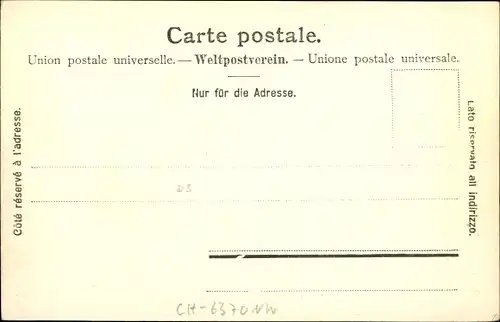 Ak Stans Kt. Nidwalden Schweiz, Dorfplatz mit Stanserhorn