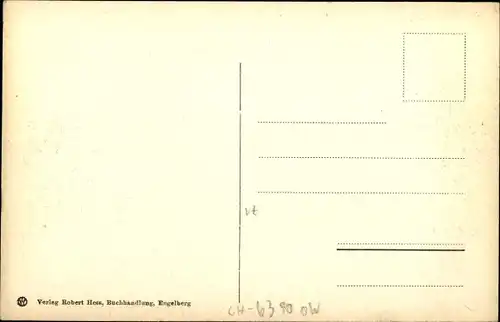 Ak Engelberg Kanton Obwalden Schweiz, Hotel Edelweiss