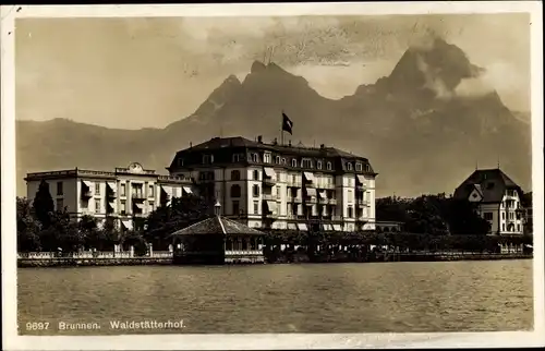 Ak Brunnen Kanton Schwyz, Hotel Waldstätterhof