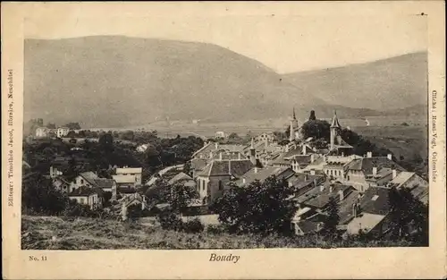 Ak Boudry Kanton Neuenburg, Ortsansicht, Panorama