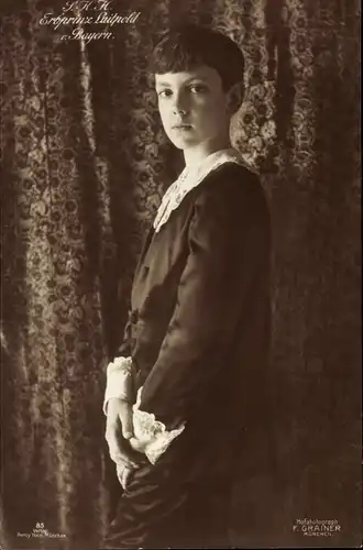 Ak Erbprinz Luitpold von Bayern, Portrait