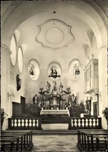 Ak Floß in der Oberpfalz, Inneres der Kath. Pfarrkirche