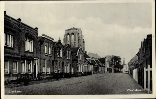 Ak Zierikzee Zeeland Niederlande, Weststraat