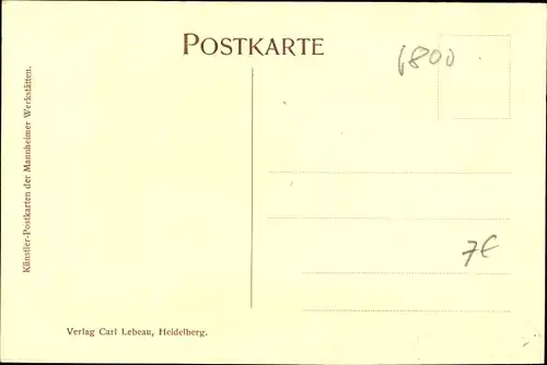 Künstler Ak Mannheim in Baden Württemberg, Konkordiakirche