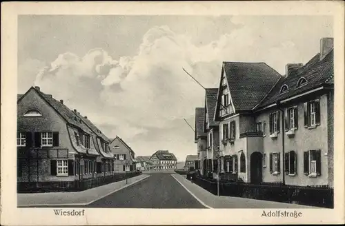 Ak Wiesdorf Leverkusen im Rheinland, Adolfstraße