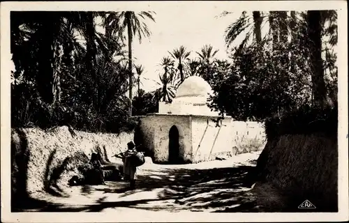 Ak Scenes et Types, Marabout dans l'Oasis, Maghreb