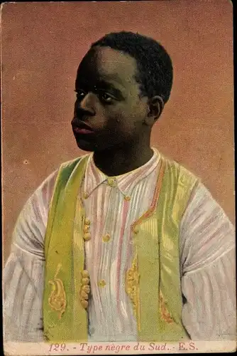 Ak Type negre du Sud, Afrikaner, Portrait