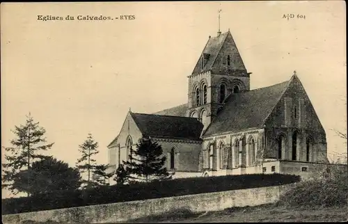 Ak Ryes Calvados, L'Eglise, Kirche