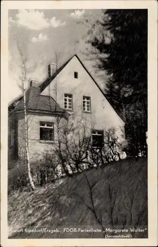 Ak Kipsdorf Altenberg im Erzgebirge, Blick auf das FDGB Ferienheim Margarete Walter, Sonnenhäusel