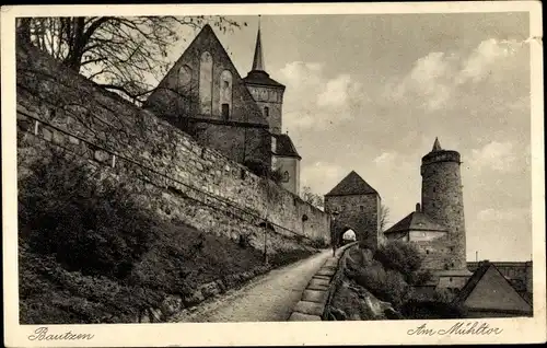 Ak Bautzen in der Oberlausitz, Am Mühltor