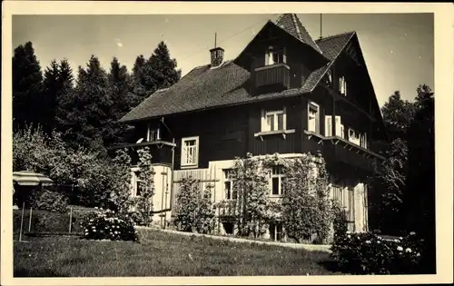 Foto Ak Jonsdorf im Zittauer Gebirge, Landhaus Fernblick
