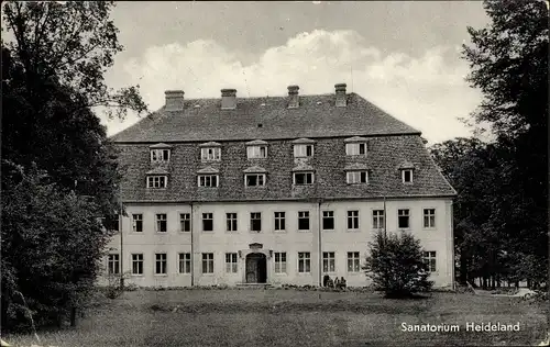 Ak See Niesky in der Oberlausitz, FDGB Sanatorium Heideland