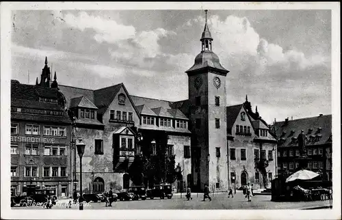 Ak Freiberg in Sachsen, Rathaus