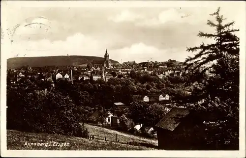 Ak Annaberg Buchholz Erzgebirge, Gesamtansicht