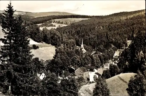 Ak Zwota Klingenthal im Vogtland Sachsen, Ort mit Umgebung