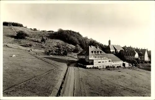 Ak Klosterkreuzberg Bischofsheim an der Rhön, Kloster Kreuzberg, Kreuzberghotel Braun